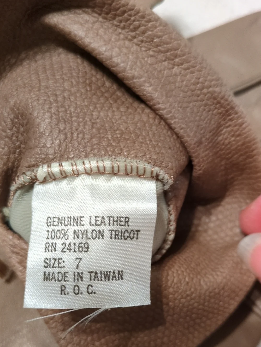 N/A gloves leather